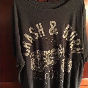 Men’s Big &Tall Foundry Tee Crash & Burn Black